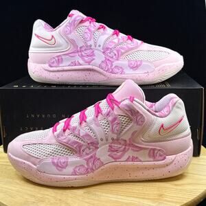 Nike KD 18 NRG Aunt Pearl Pink Foam Fuchsia Sneakers HV1997-600 Men's Size 9.5